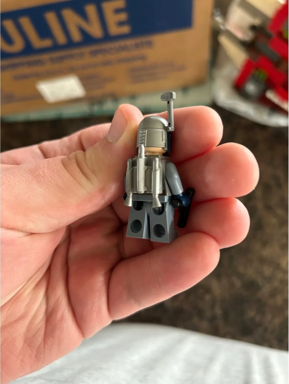 Jango Fett Minifigure sw0468 75015 Smile Jetpack Clone Wars
